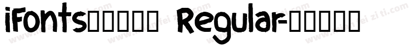 iFonts航天筑梦体 Regular字体转换